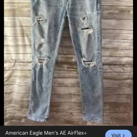 American Eagle Outfitters Denim - American Eagle Outfitters Women's Distressed Blue Skinny Jeans